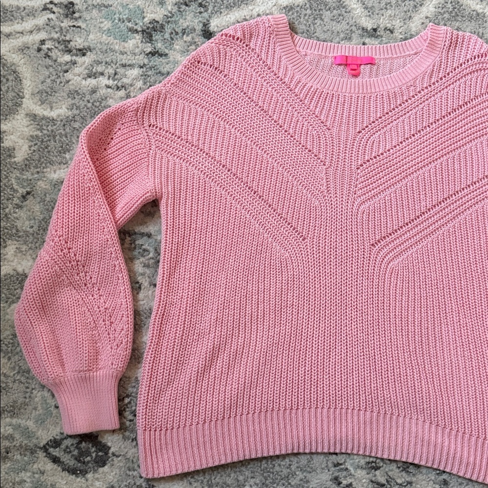 Lilly Pulitzer Pink Knit Sweater - Picture 2 of 11